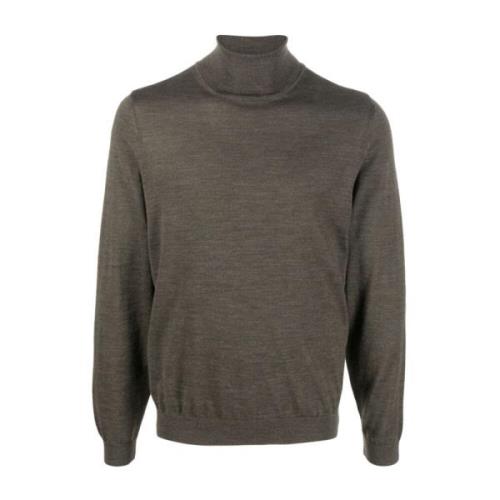 Slim Fit Ull Turtleneckgenser