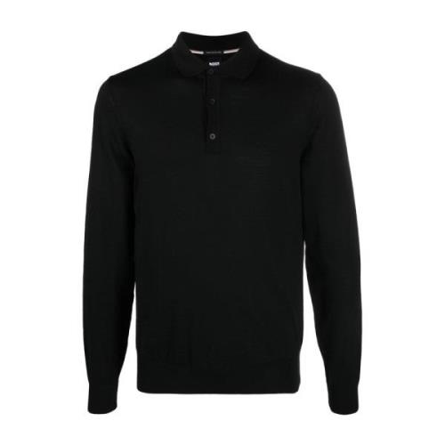 Slim Wool Polo Skjorte