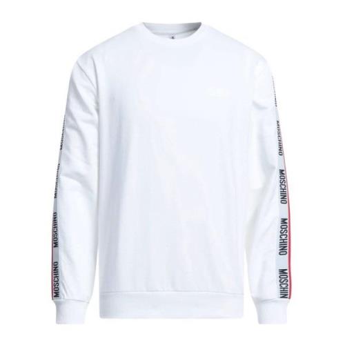 2024 Hvit Side Stripe Pail Interiør Sweatshirt