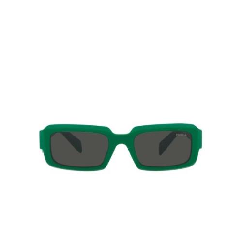 Grønne firkantede acetat solbriller