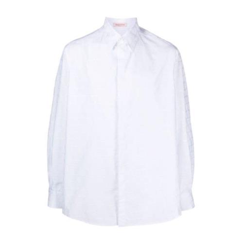 Optisk Hvit VLogo Skjorte