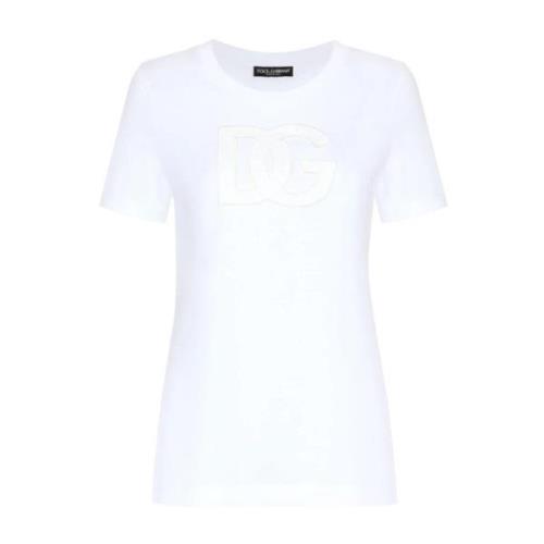 Optisk Hvit T-Skjorte