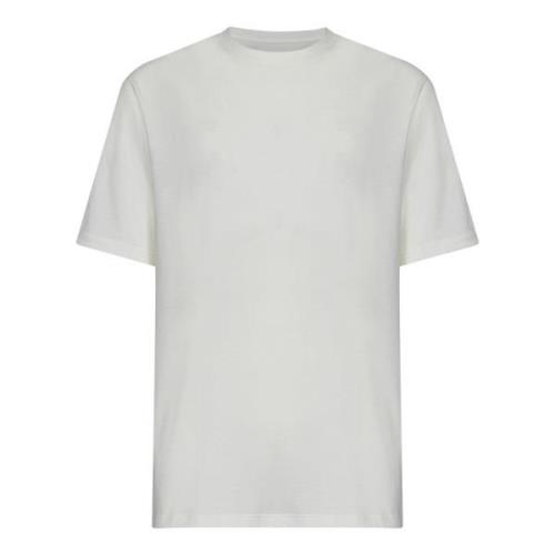 Hvit Logo Print T-Skjorte