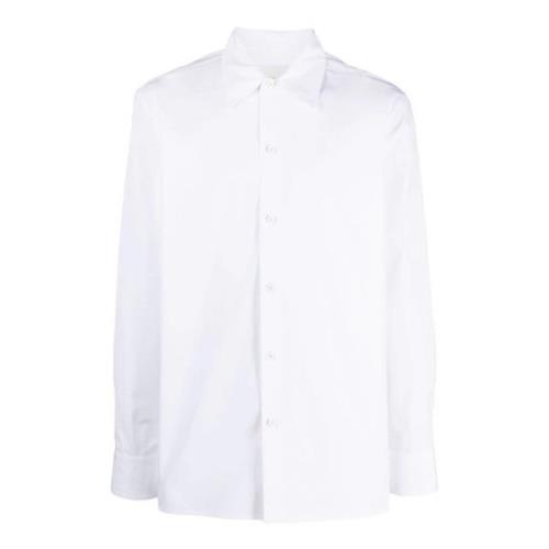 Hvit Skjorte i Bomull - Moderne Stil