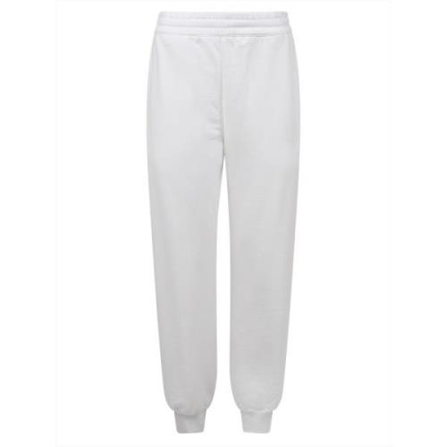 Elastisk Midje Hvite Sweatpants