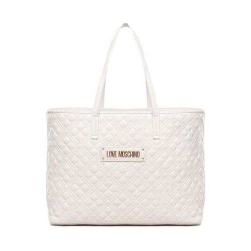 Quiltet Design Shoppingbag for Kvinner