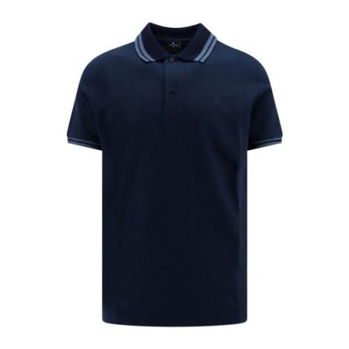 Polo Shirt med Pegaso Broderi