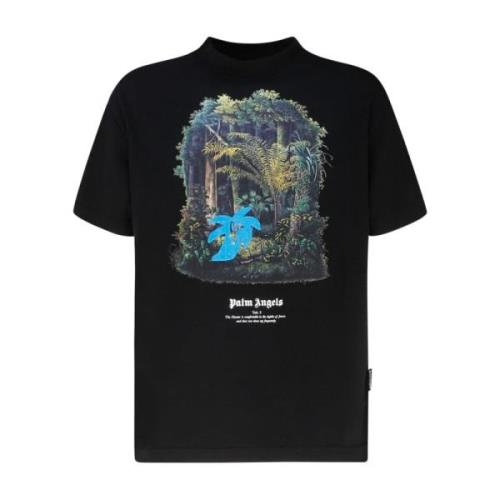 Jungle Print Grafisk T-skjorte