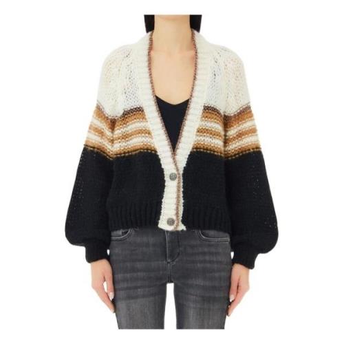 Elegant Ull Cardigan med Smykkeknapper