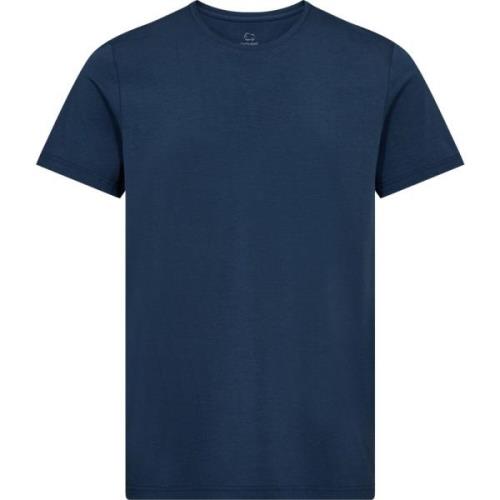 Blå Dovre 41-11679-02-48 O-Neck T-Shirt T-Shirt
