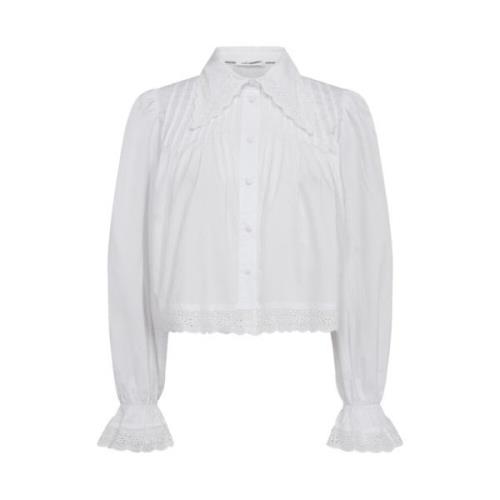 White Co`Couture Primacc Anglaise Shirt Skjorter Bluser