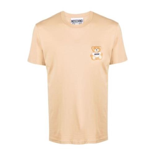 Beige T-skjorter og Polos med Appliqué Logo