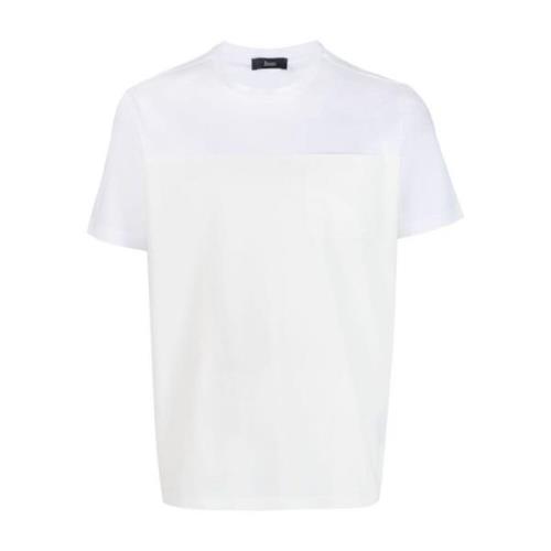Hvit T-skjorte med Lomme