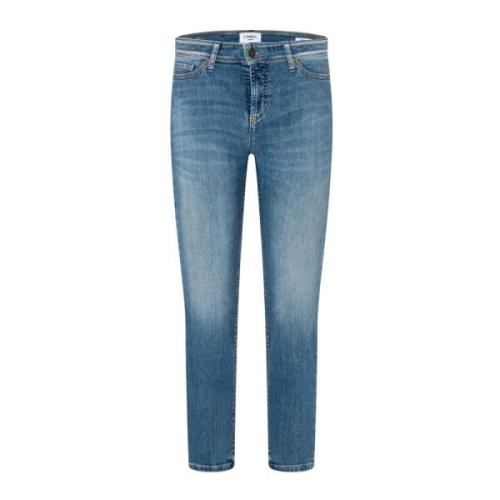 Demin BLÅ Cambio Piper Short Medium 3D Used Jeans