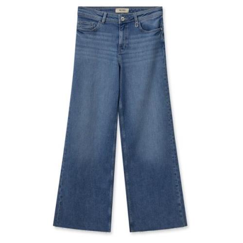 Blå Flared Denim Jeans