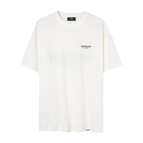 Hvit T-skjorte med trykk
