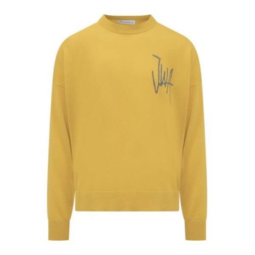 Jacquard Crewneck Sweater