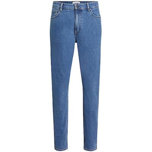 Mid Blue Slim-Fit Denim Jeans