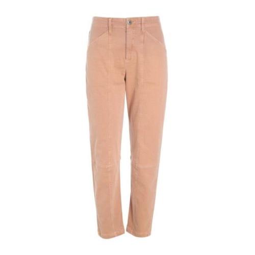 Faded Terracotta Slim-Fit Jeans