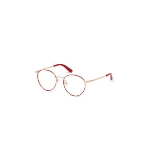 Stilige røde briller for kvinner