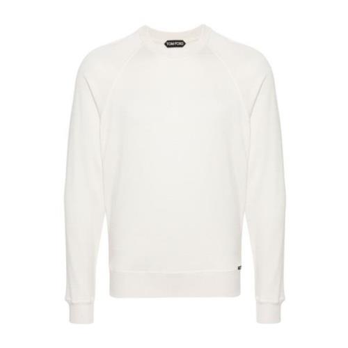 Hvit Sweatshirt for Menn