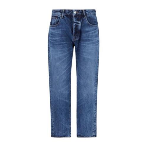 Løse Tapered Denim Jeans