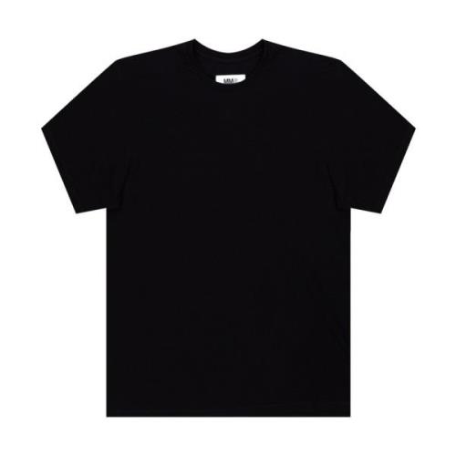 Sort Logo Oversize T-skjorte