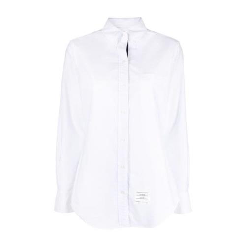 Hvit Button-Down Oxford Skjorte