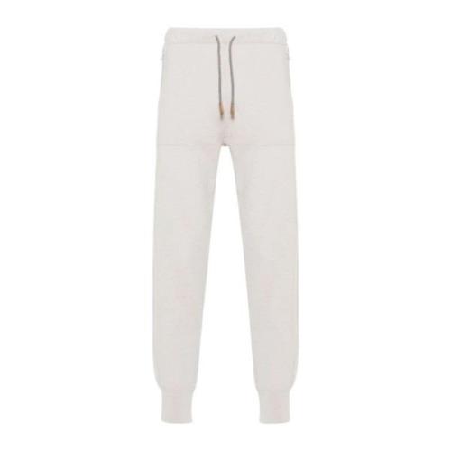 Beige Casual Fitness Sweater Pants