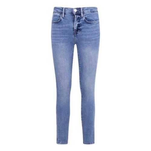 Høy mager jeans jaditt