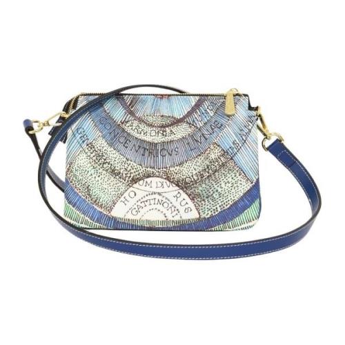 Crossbody Veske med Planetarium Print