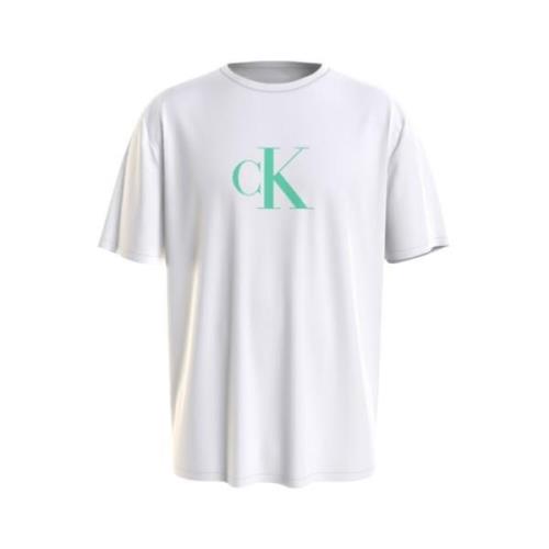 Grønn CK Monogram Bomull T-skjorte