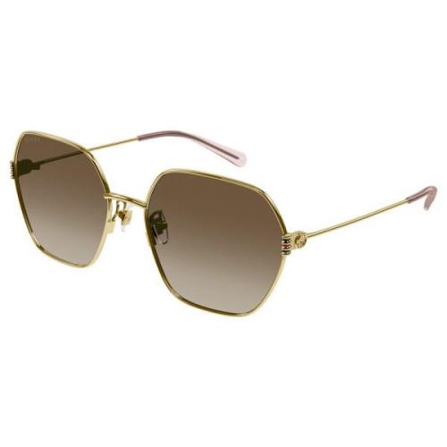 Gold/Brown Shaded Sunglasses