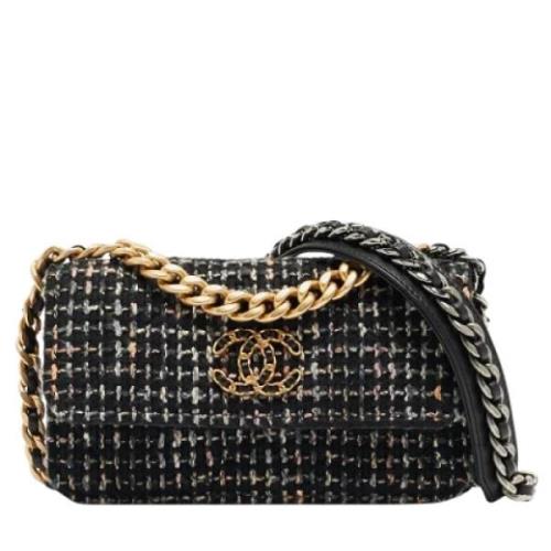 Pre-owned Svart stoff Chanel lommebok