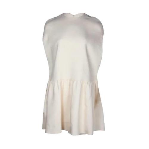Pre-owned Hvit silke Valentino kjole