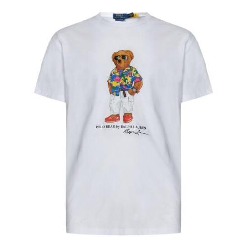Hvite Polo Bear Graphic T-skjorter og Polos