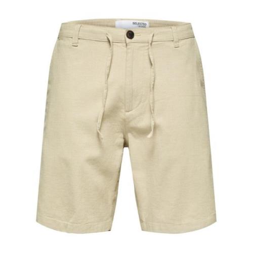 Incense Selected Slhregular-Brody Linen Shorts Noos Shorts