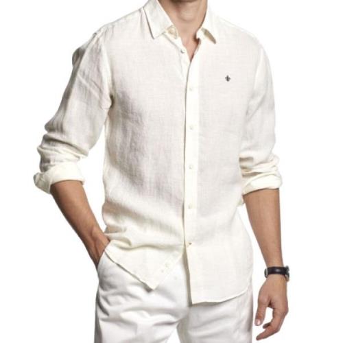 Off-White Lin Classic Fit Skjorte