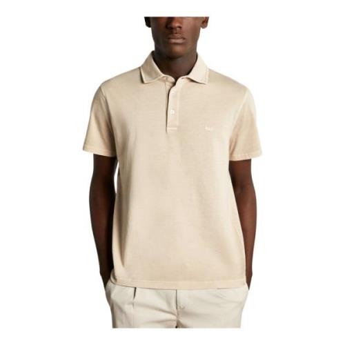 Frostet Brodert Polo Jersey med Lomme