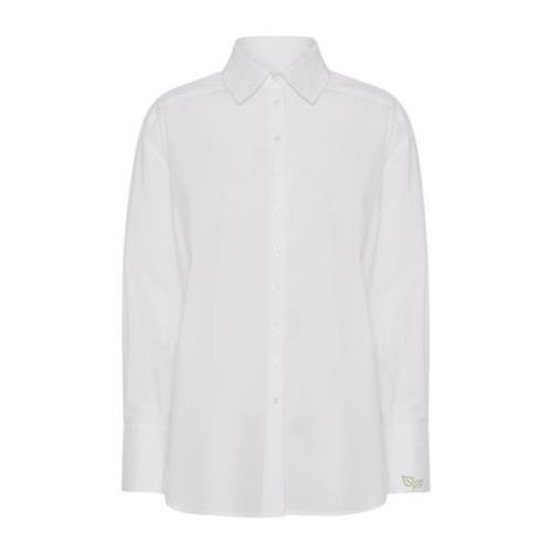 Hvit Lauder Skjorte Bluse og Skjorter