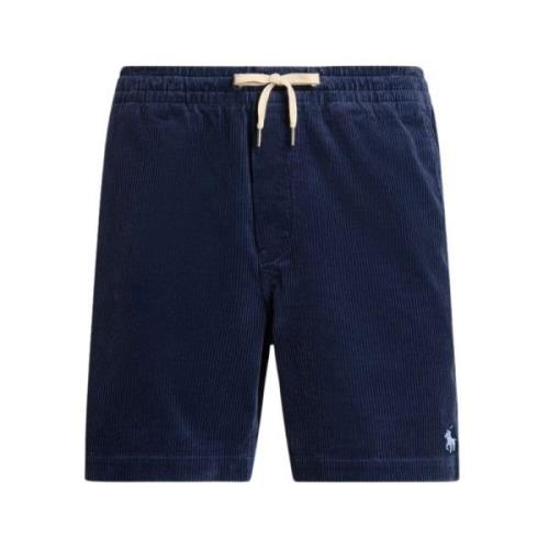 Corduroy Shorts - Marineblå