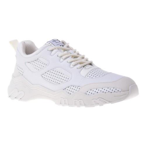 Sneaker in white eco-leather