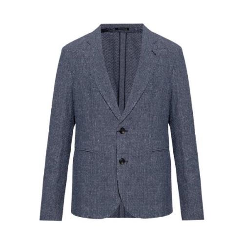 Teksturert Linblanding Blazer