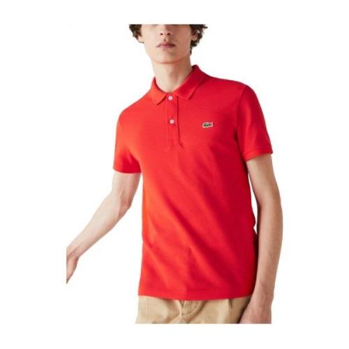Rød Slim Fit Polo Skjorte
