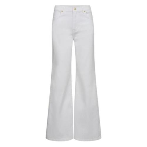 Hvit Dorycc Jeans med Lommer