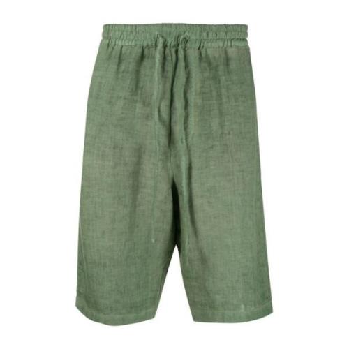 Grønne Lin Casual Shorts