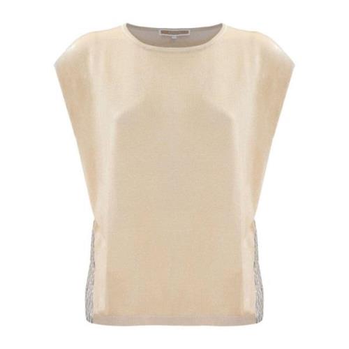 Paljettestrikket Bluse