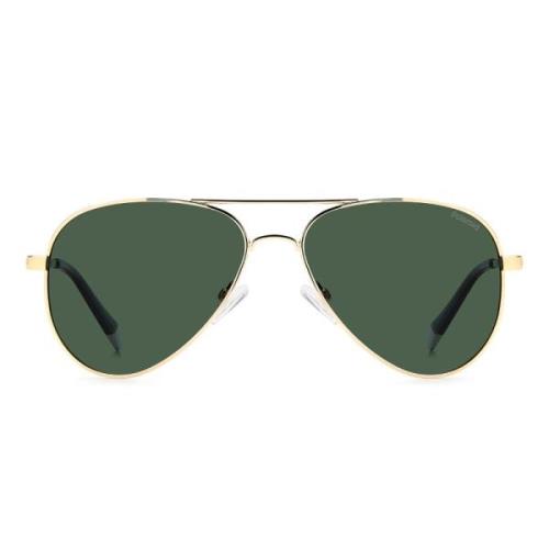 Klassiske Grønne Tintede Dråpeformede Solbriller