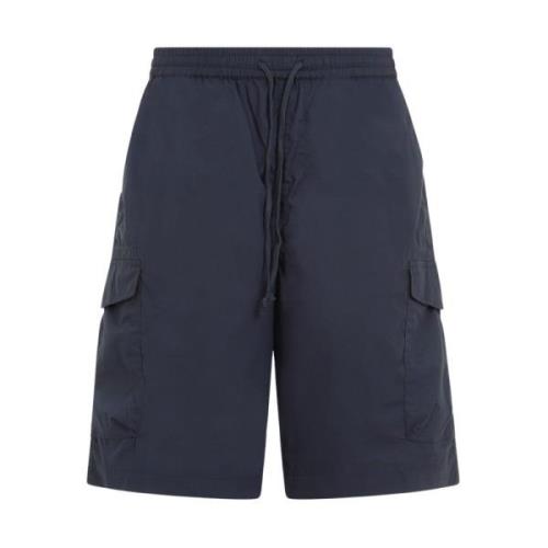 Marineblå Cargo Shorts Stilig Casual