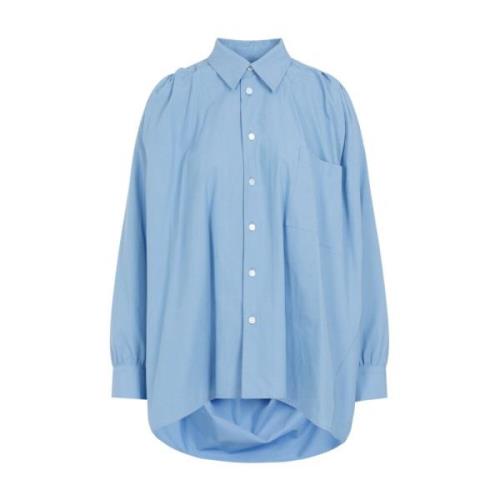 Lys blå bomullsskjorte